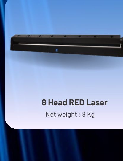 8 Head RED Laser — BigDeeper Lasers