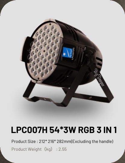 LPC007H 54×3W RGB 3-in-1 — BigDeeper Par Lights