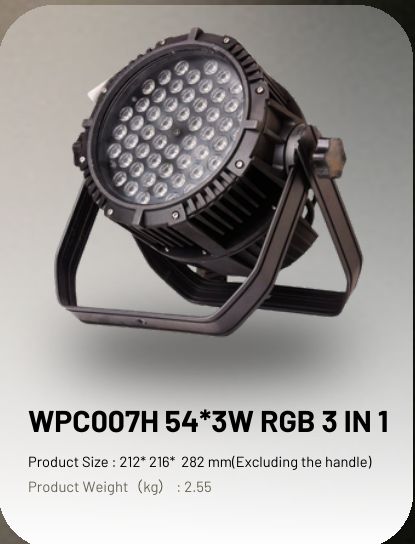 WPC007H 54×3W RGB 3-in-1 — BigDeeper Par Lights